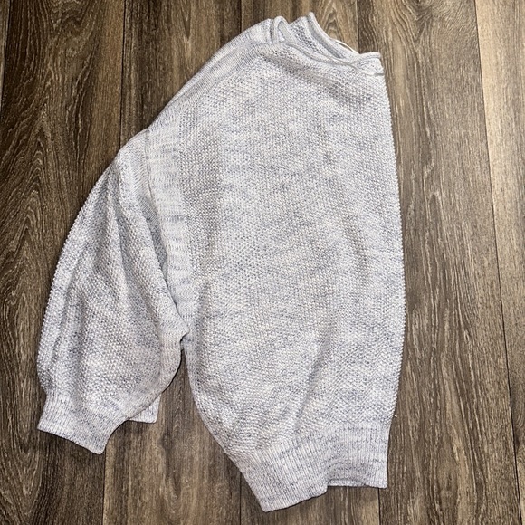 Blue & White Knit Sweater - Picture 5 of 7